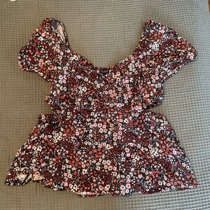 Torrid Multicolor Floral Top